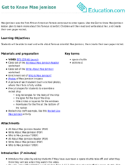 Get to Know Mae Jemison