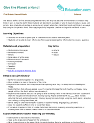 Give the Planet a Hand!