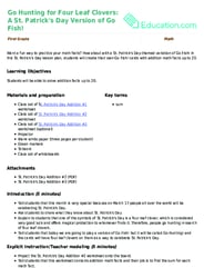 Go Hunting for Four Leaf Clovers: A St. Patrick's Day Version of Go Fish!