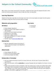 Helpers in Our School Community