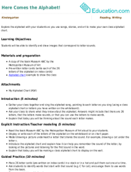 Here Comes the Alphabet!