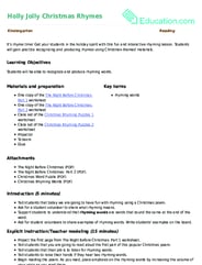 Holly Jolly Christmas Rhymes