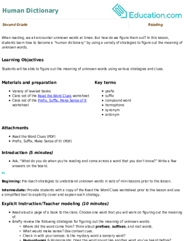Human Dictionary