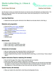 Martin Luther King, Jr.: I Have A Dream