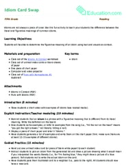 Idiom Card Swap