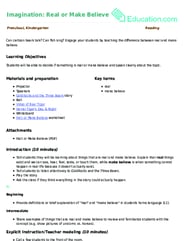 Imagination: Real or Make Believe