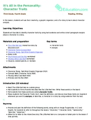 It’s All in the Personality: Character Traits