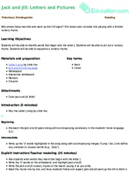 Jack and Jill: Letters and Pictures