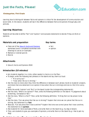 Just the Facts, Please!