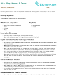 Kick, Clap, Dance, & Count