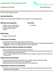 Landmarks Scavenger Hunt