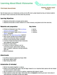 Learning About Black Visionaries