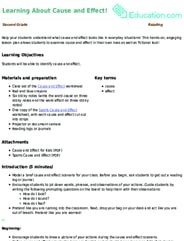 Learning About Cause and Effect!