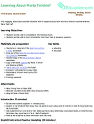 Learning About Maria Tallchief