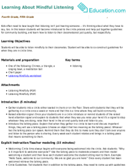 Learning About Mindful Listening