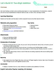 Let's Build It! Two-Digit Addition