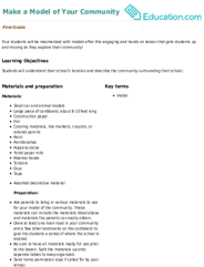 Make a Model of Your Community