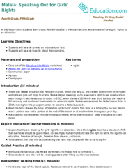 Malala: Speaking Out for Girls' Rights