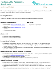 Mastering the Possessive Apostrophe