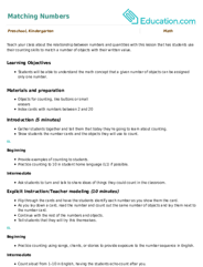 Matching Numbers