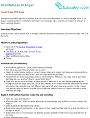 Mindfulness of Anger