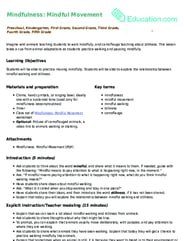 Mindfulness: Mindful Movement