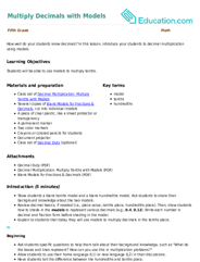 Multiply Decimals with Models