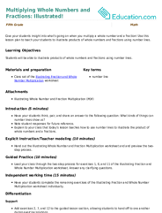 Multiplying Whole Numbers and Fractions: Illustrated!