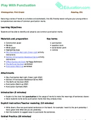 Play With Punctuation