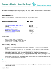 Reader's Theater: Read the Script