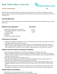 Red, Yellow, Blue, I Love You