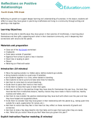 Reflections on Positive Relationships