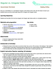 Regular vs. Irregular Verbs