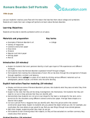 Romare Bearden Self Portraits