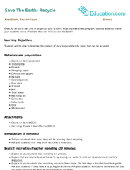 Save The Earth: Recycle