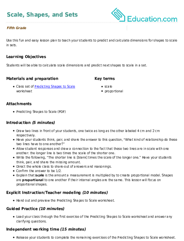 Scale, Shapes, and Sets