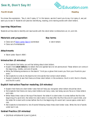 See It, Don't Say It!