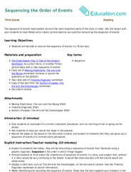 Sequencing the Order of Events