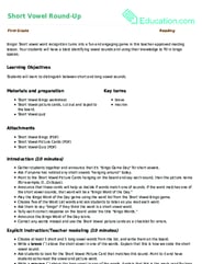 Short Vowel Round-Up