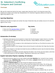 St. Valentine’s Conflicting Compare and Contrast