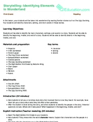 Storytelling: Identifying Elements in Wonderland