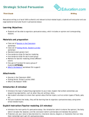 Strategic School Persuasion