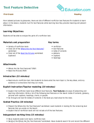 Text Feature Detective