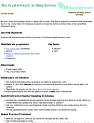 The Crystal Heart: Writing Similes