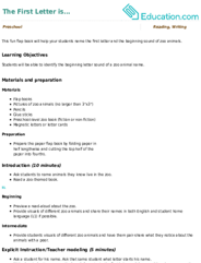 The First Letter is...