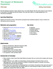 The Impact of Westward Expansion