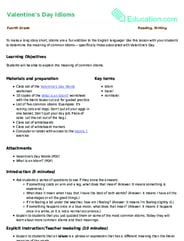 Valentine's Day Idioms