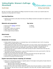 Voting Rights: Women's Suffrage Movement
