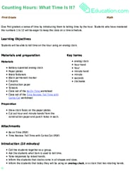 Counting Hours: What Time Is It?