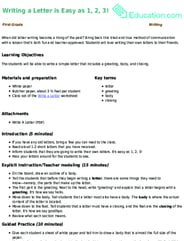 Writing a Letter is Easy as 1, 2, 3!